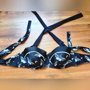 Black craft swimsuit top